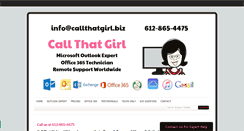 Desktop Screenshot of callthatgirl.biz