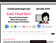 Tablet Screenshot of callthatgirl.biz